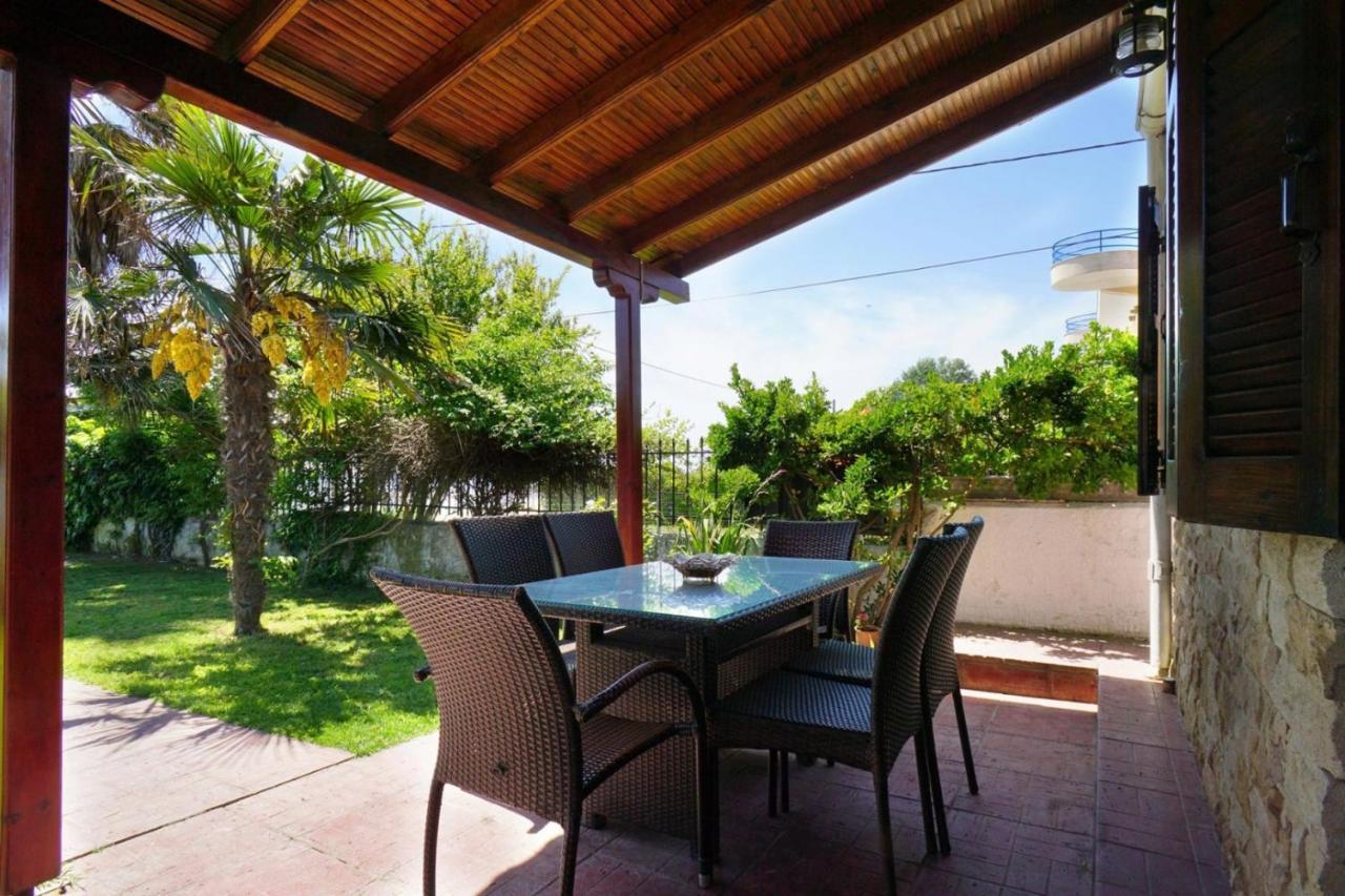 Avdira Seaside House Villa Bagian luar foto