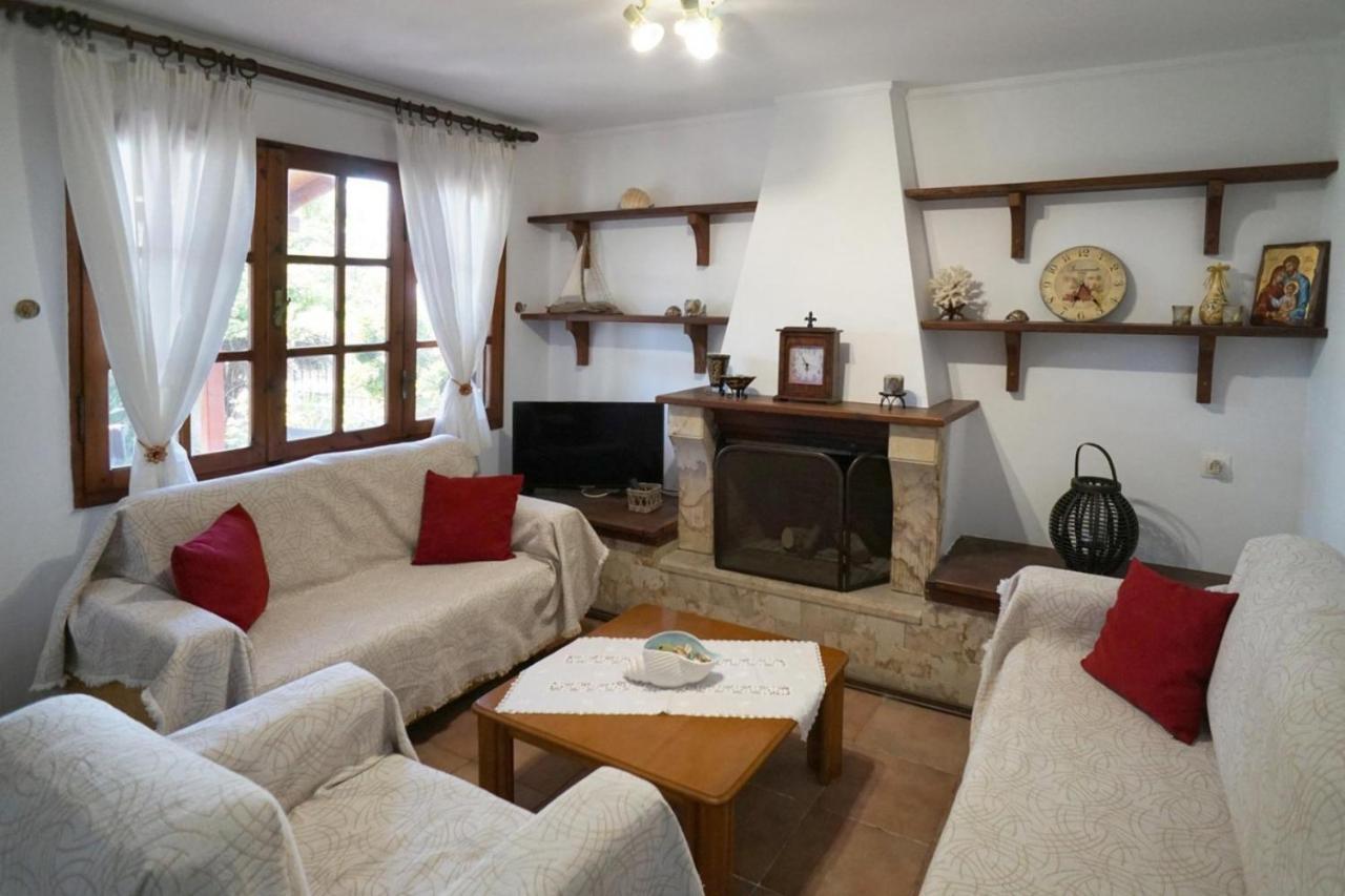 Avdira Seaside House Villa Bagian luar foto