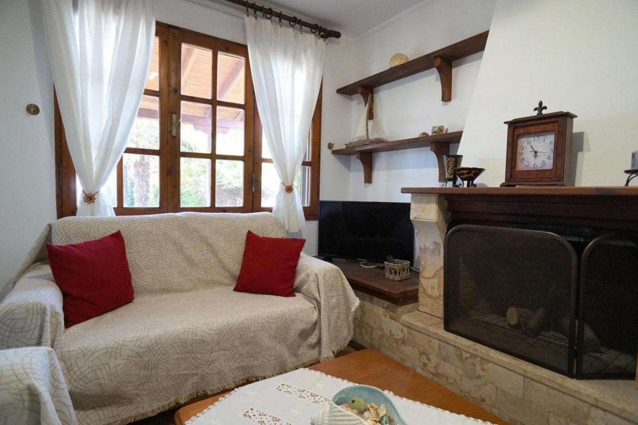 Avdira Seaside House Villa Bagian luar foto