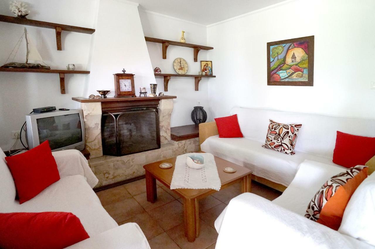 Avdira Seaside House Villa Bagian luar foto